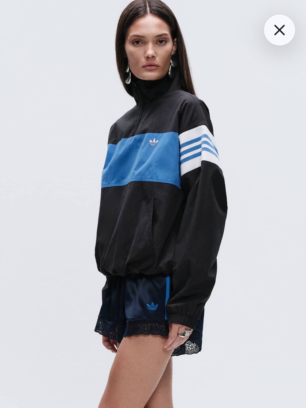 Adidas originals x ASOS half zip